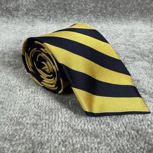 Vintage Rooster‎ Brand Tie Men's Striped Silk USA Made 60"